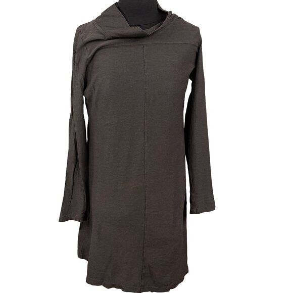 Horny Toad Dresses & Skirts - HORNY TOAD Cowl Neck Knit Dress Asymmetrical Casual Minimalist Women's L (FLAW)
